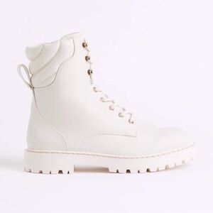 H & M Ankle-high boots - Cream coloured